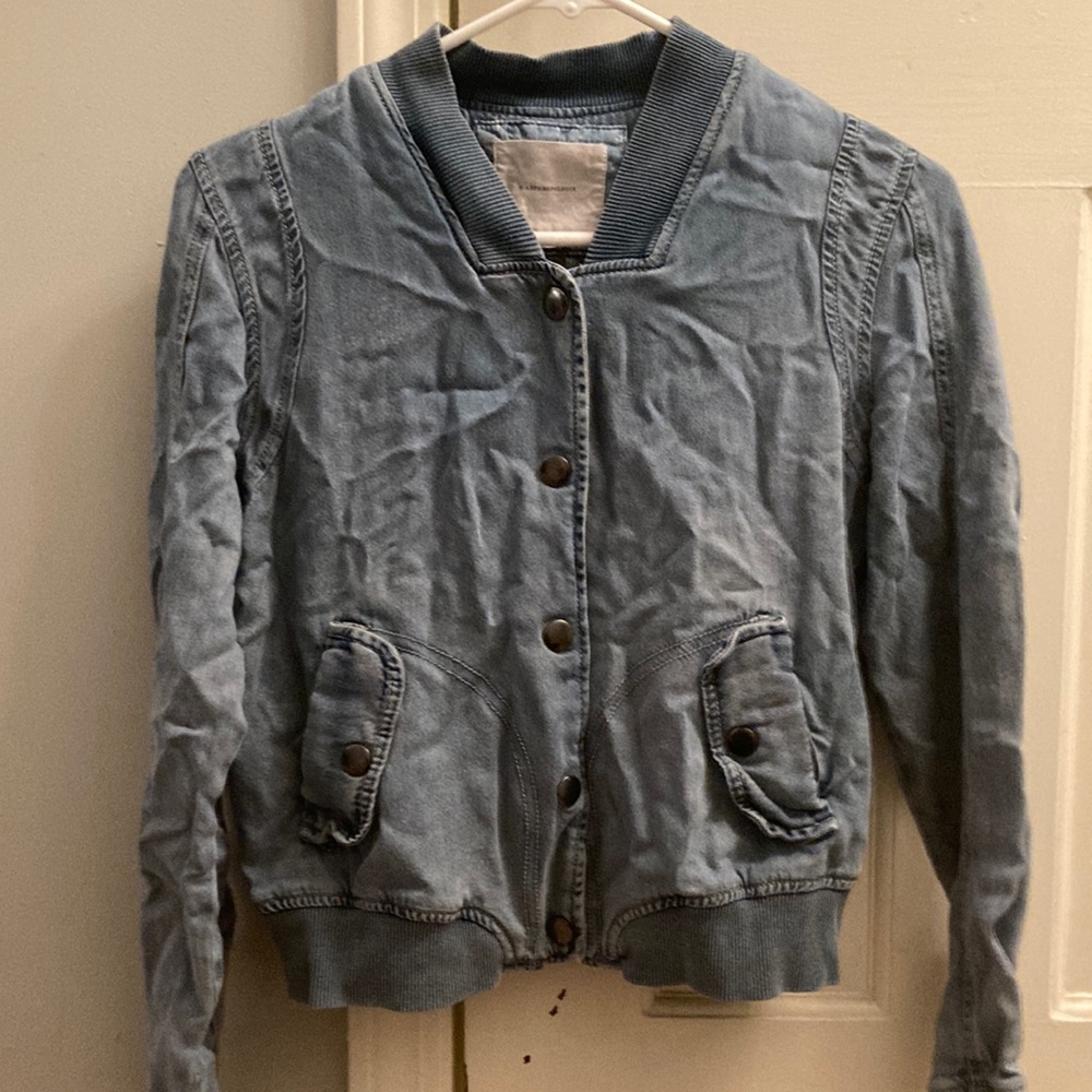 Anthropologie jean jacket